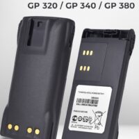Batterie Motorola GP320, GP340 et GP380 – accessoire original pour talkie-walkie professionnel SOTUTEC Tunisie.