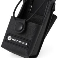 Sacoche Motorola originale pour talkie-walkie – étui rigide en cuir, accessoire professionnel SOTUTEC Tunisie
