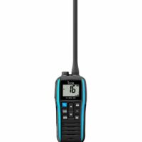 Radio VHF marine ICOM IC-M25 bleue, flottante et étanche IPX7, disponible chez SOTUTEC Tunisie