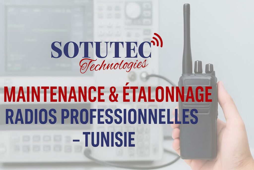 Maintenance et étalonnage des radios professionnelles en Tunisie – SOTUTEC Technologies