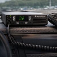 Motorola DM1400 radio mobile VHF UHF Tunisie installation véhicule SOTUTEC