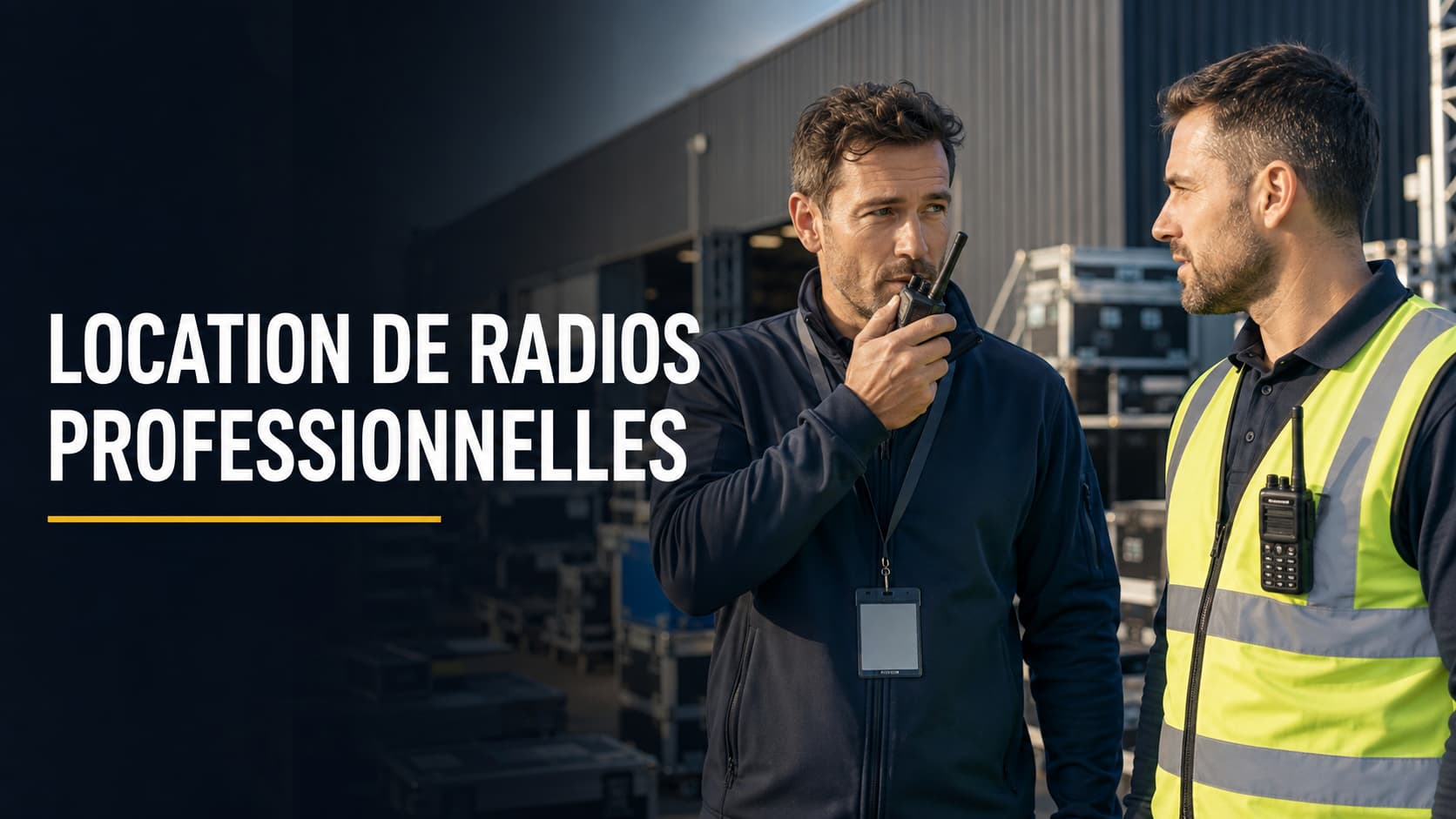 Location de talkies-walkies professionnels pour chantiers et événements en Tunisie